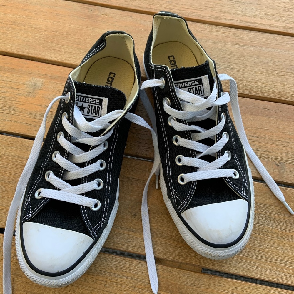 Black Low Top Converse